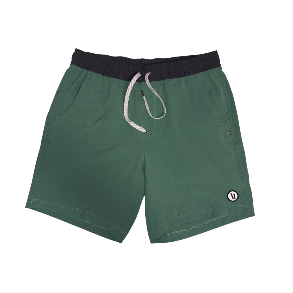 VUORI Kore Shorts Men M Green Lined Athletic Training Gym 7 in V302